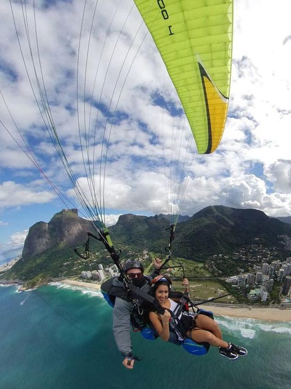 Voo Duplo de Parapente no Rio de Janeiro