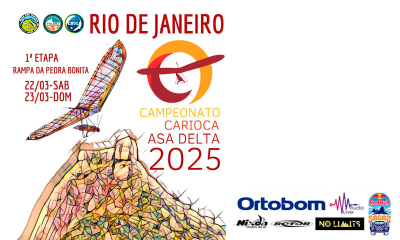 1ª Etapa do Campeonato Carioca de Asa Delta - 2025 - São Conrado - RJ