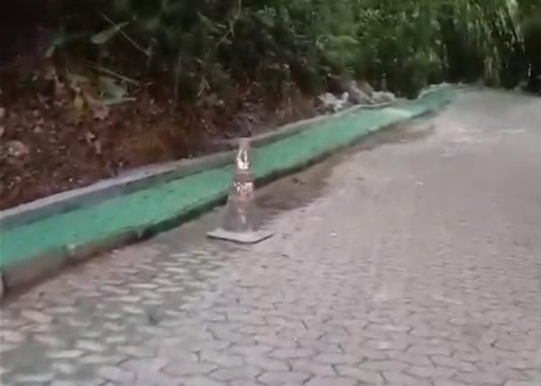 Termino da obra da calçada