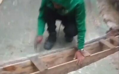 Sistema de calhas de concreto