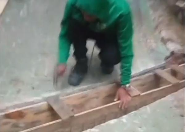Sistema de calhas de concreto