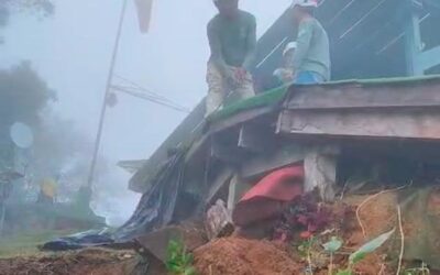 Retirada de resíduos na área de decolagem