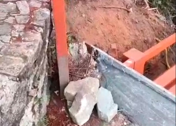 Finalização da contenção do novo deck de Parapente