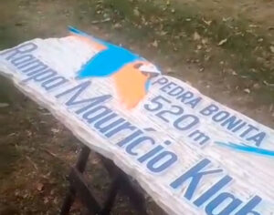 Placa da rampa Mauricio Klabin