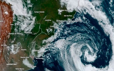 Passagem de ciclone extratropical