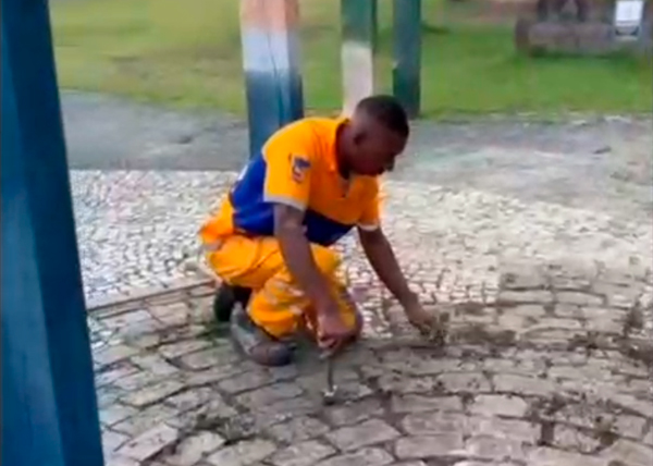 Continuidade dos trabalhos de conservação das calçadas do CSCVL