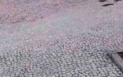 Conservação da calçada da sede do CSCVL