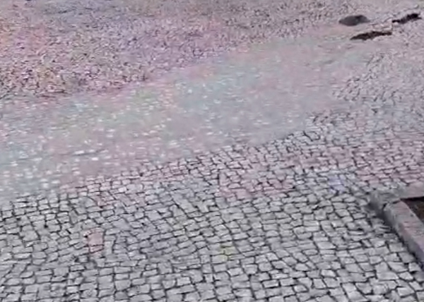 Conservação da calçada da sede do CSCVL