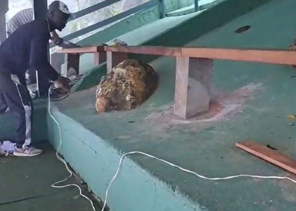 Melhorias na rampa de parapente