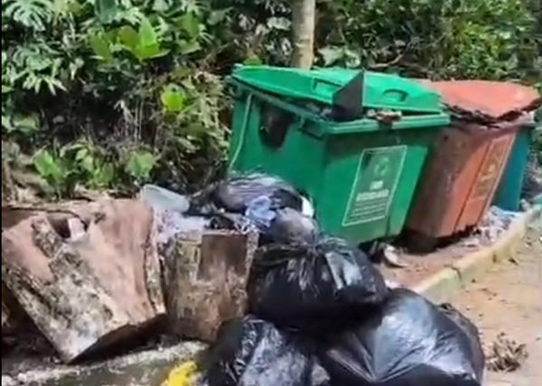 Conclusão da limpeza da rampa