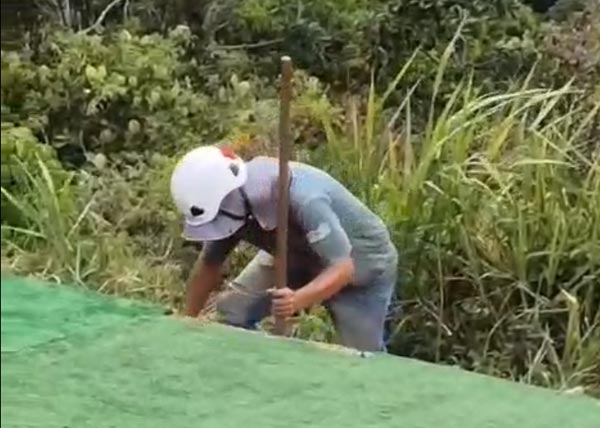 Manutenção nas rampas