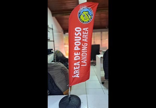 Novos windbanners de área de pouso