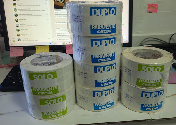 Adesivos fila de decolagem