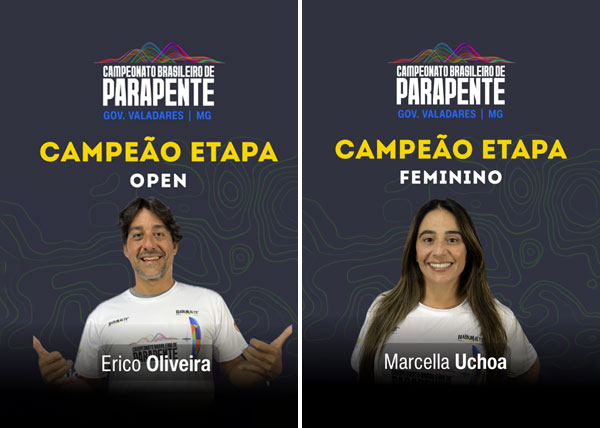 Pilotos do CSCVL conquistam a 1ª Etapa do Campeonato Brasileiro de Parapente