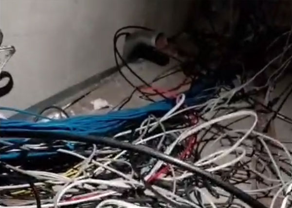 Necessidades de manutenção em áreas da sede do CSCVL