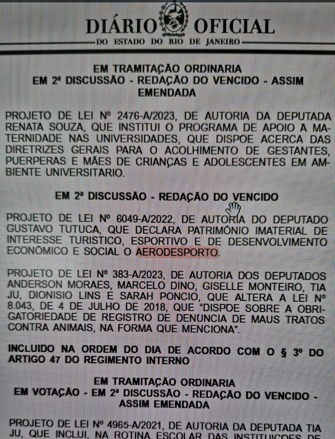 Projeto Patrimônio Imaterial de Interesse Turístico - Voo Livre
